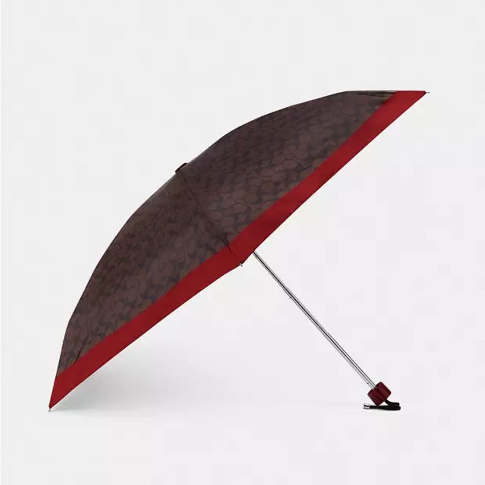 Coach UV protection signature mini umbrella